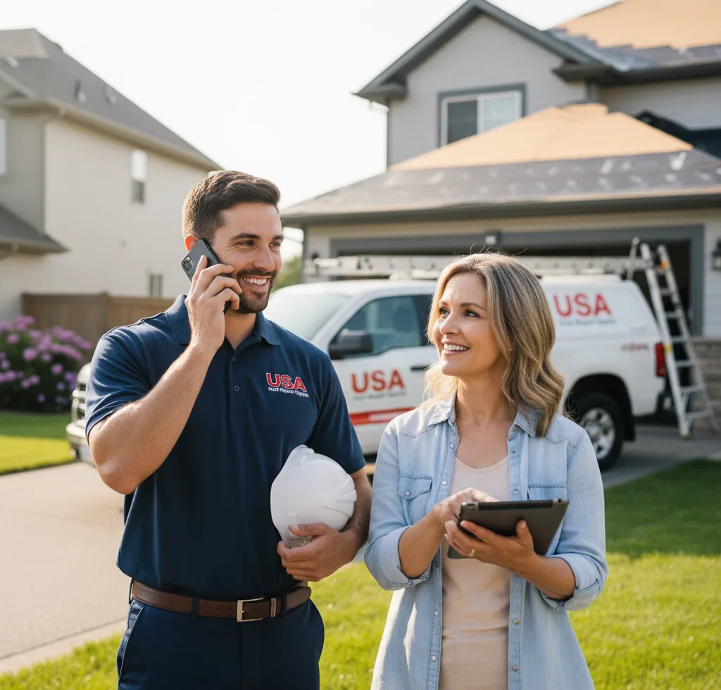 USA Roof Repair Experts customer support in Lovington